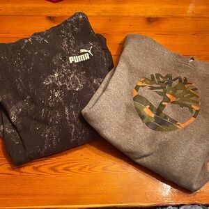 PUMA &  TIMBERLAND Hoodie lot